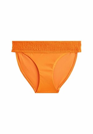 Next SHIRRED HIGH LEG - Braguita de bikini - orange