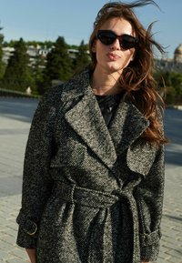 Next STYLE - Trenčkot - textured monochrome herringbone