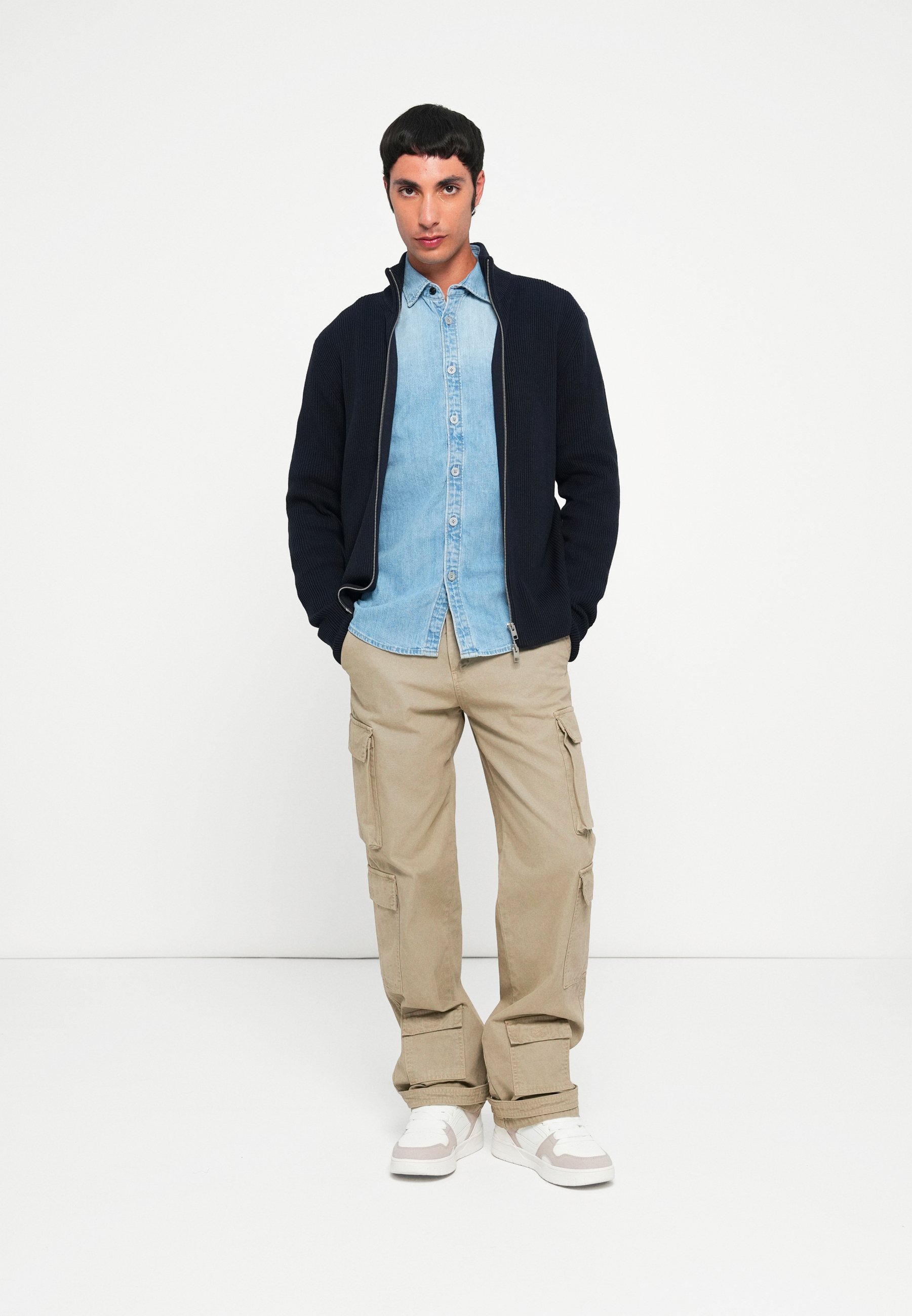 Cardigan Zippé Jack & Jones JJOTTO AW25 – Coupe Baseball – Pour Homme – Look Décontracté