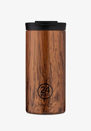 24Bottles TRAVEL TUMBLER WOOD 600ML - Bidon - sequoia wood