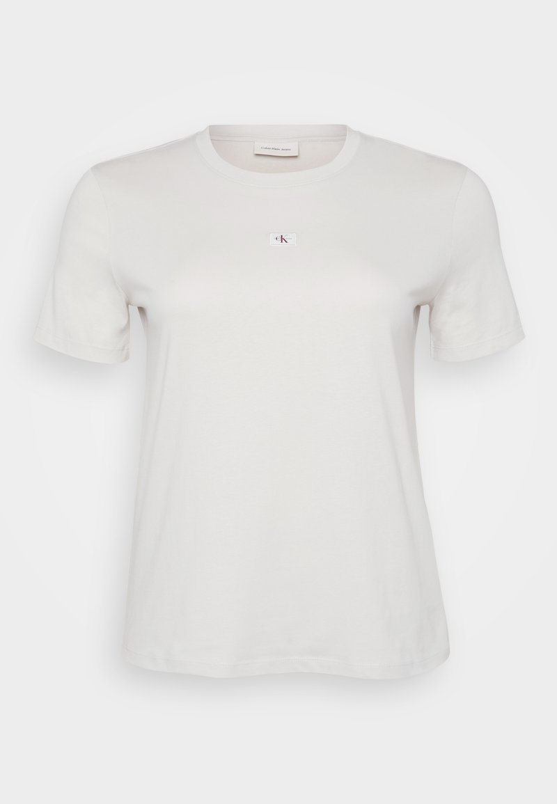 Calvin Klein Jeans T-shirt basic lichtgrijs Calvin Klein Jeans T-shirt basic lichtgrijs