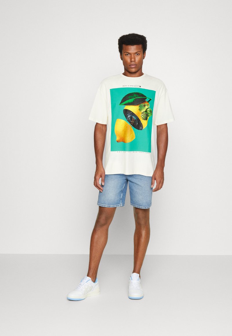 Jack & Jones JORIDEAS FLOW TEE CREW NECK UNISEX - T-shirt imprimé