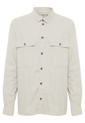 Solid SDALLAN OVERSHIRT LINEN MIX - Giacca leggera - off white