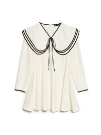 COLLAR MINI DRESS - Dienas kleita - ivory