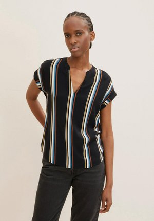 À MOTIF - Blouse - black/creme
