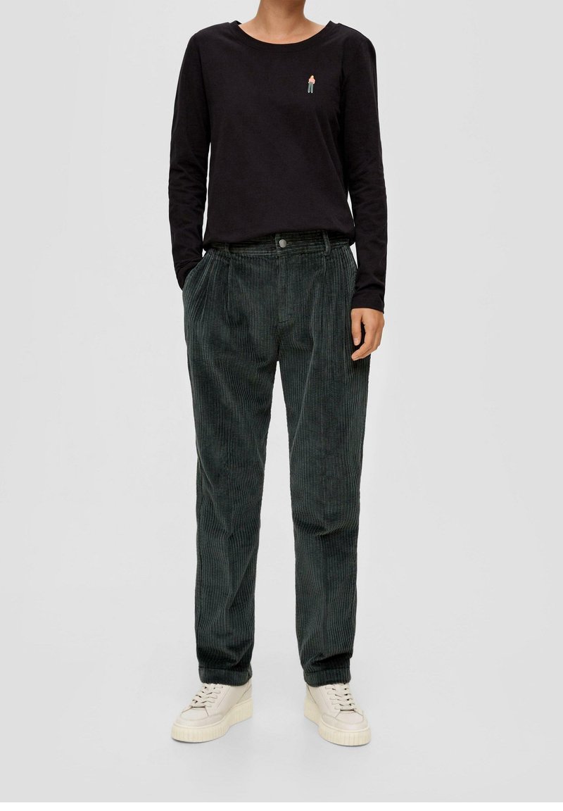 s.Oliver Pantalon classique - khaki
