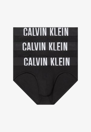 Calvin Klein Underwear, HIP BRIEF 3 PACK INTENSE POWER COTTON - Slip - black