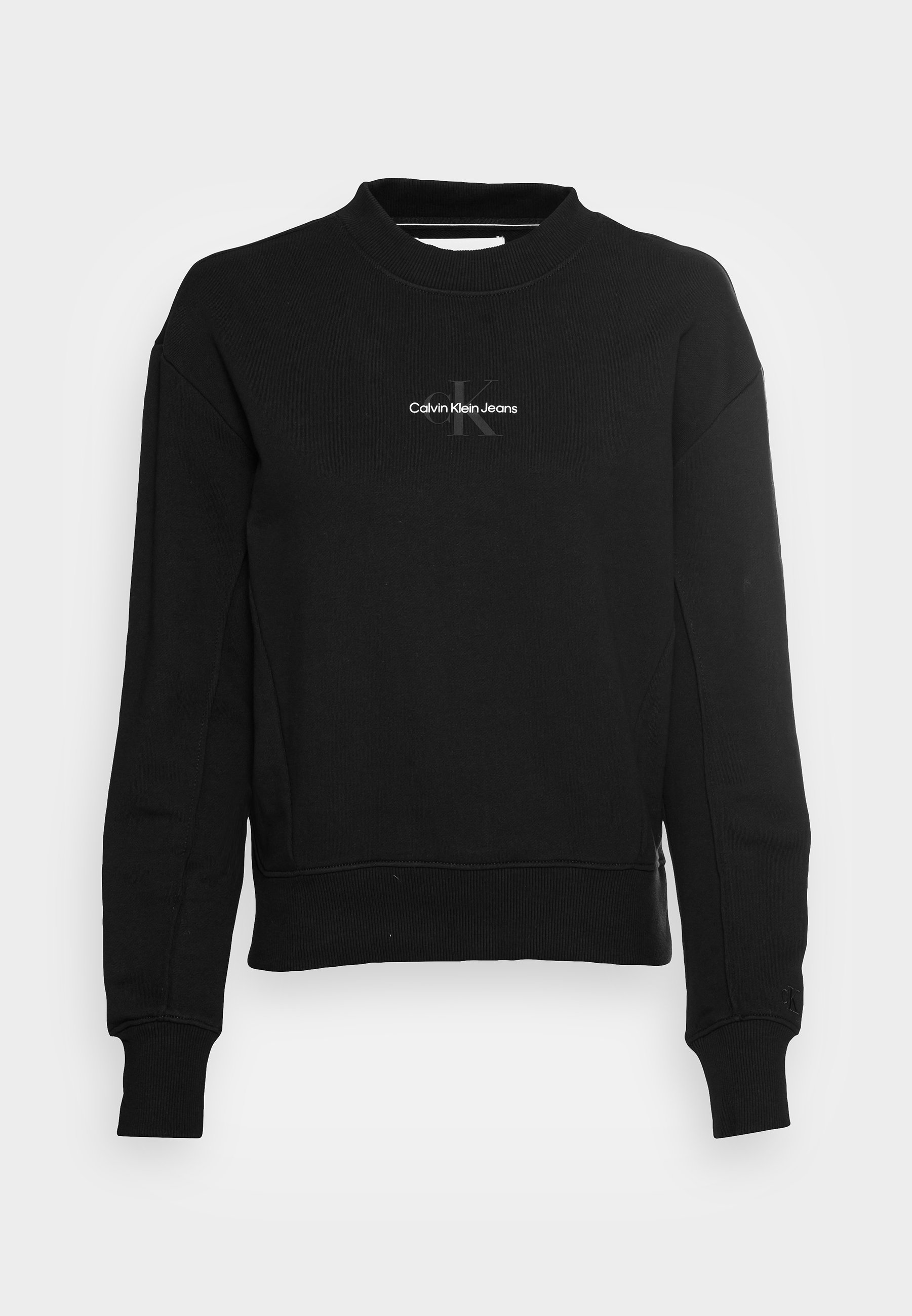 monogram logo crew neck