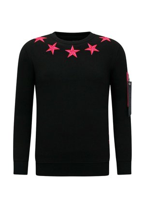 ROYAL STARS  - Sweater - zwart, roze