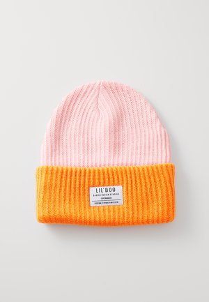 Lil'Boo BLOCK HYGGE BEANIE UNISEX - Berretto - pink/orange