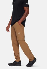 Mammut HIKING V ZIP OFF - Lauko kelnės - claystone