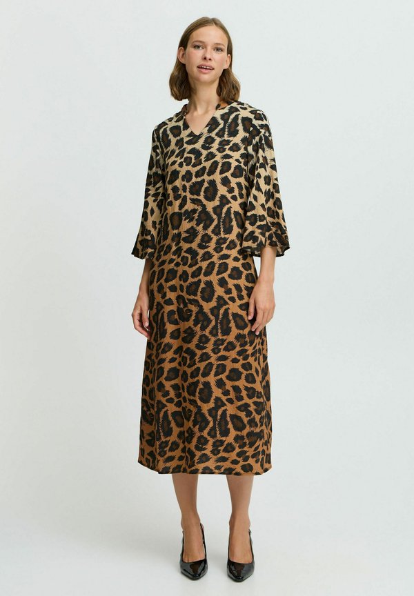 BYHINVA LEOPARD DRESS - Freizeitkleid