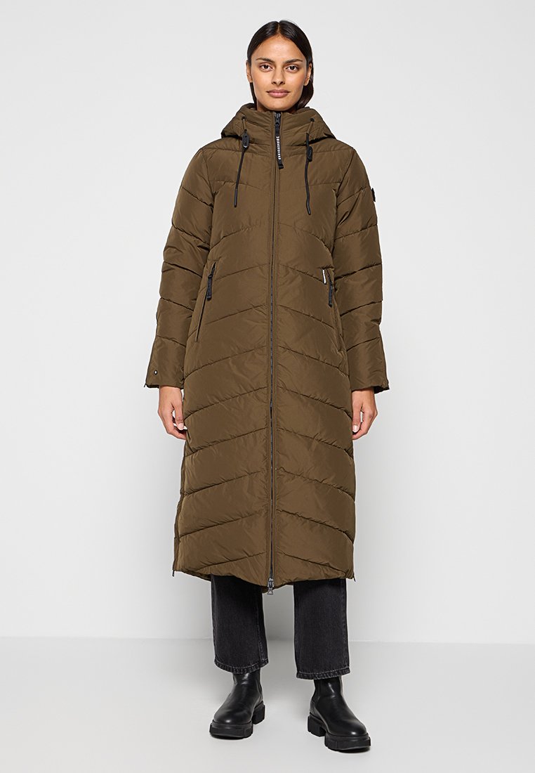 khujo Wintermantel kaki