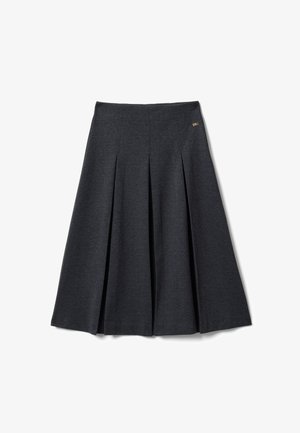 Les Copains, LONG SKIRT, REGULAR FIT.. - Falda acampanada - dark grey marl