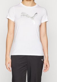 Puma Triko s potiskem - white