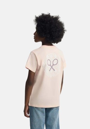 Silbon, CAMISETA DE MANGA CORTA CON DIBUJO EN LA ESPALDA - Camiseta estampada - coral