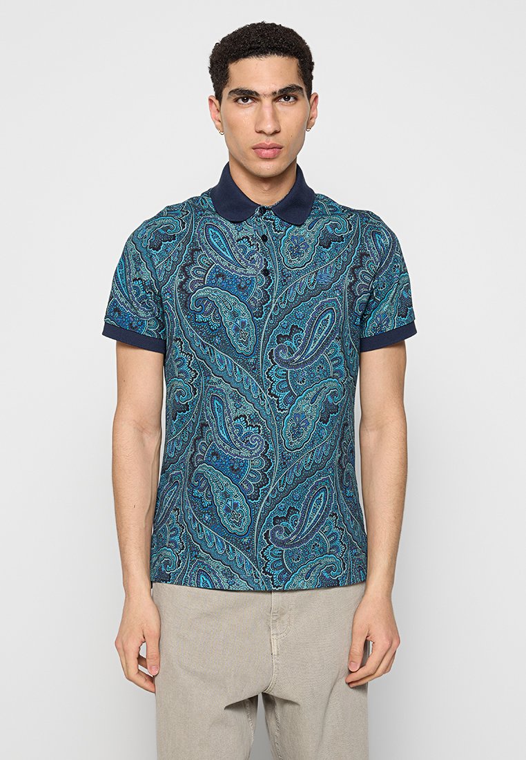 ETRO Poloshirt blauw