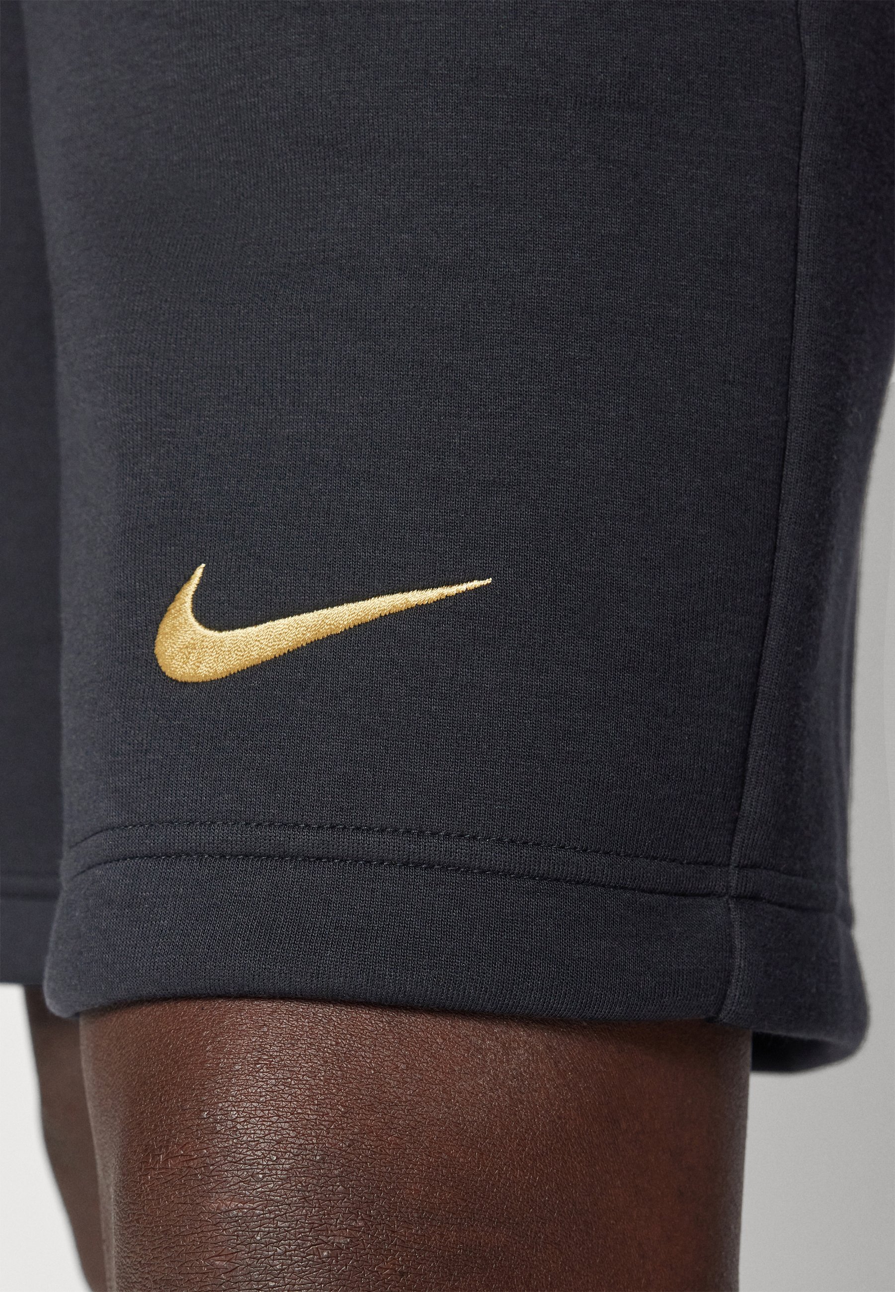 black and gold nike biker shorts