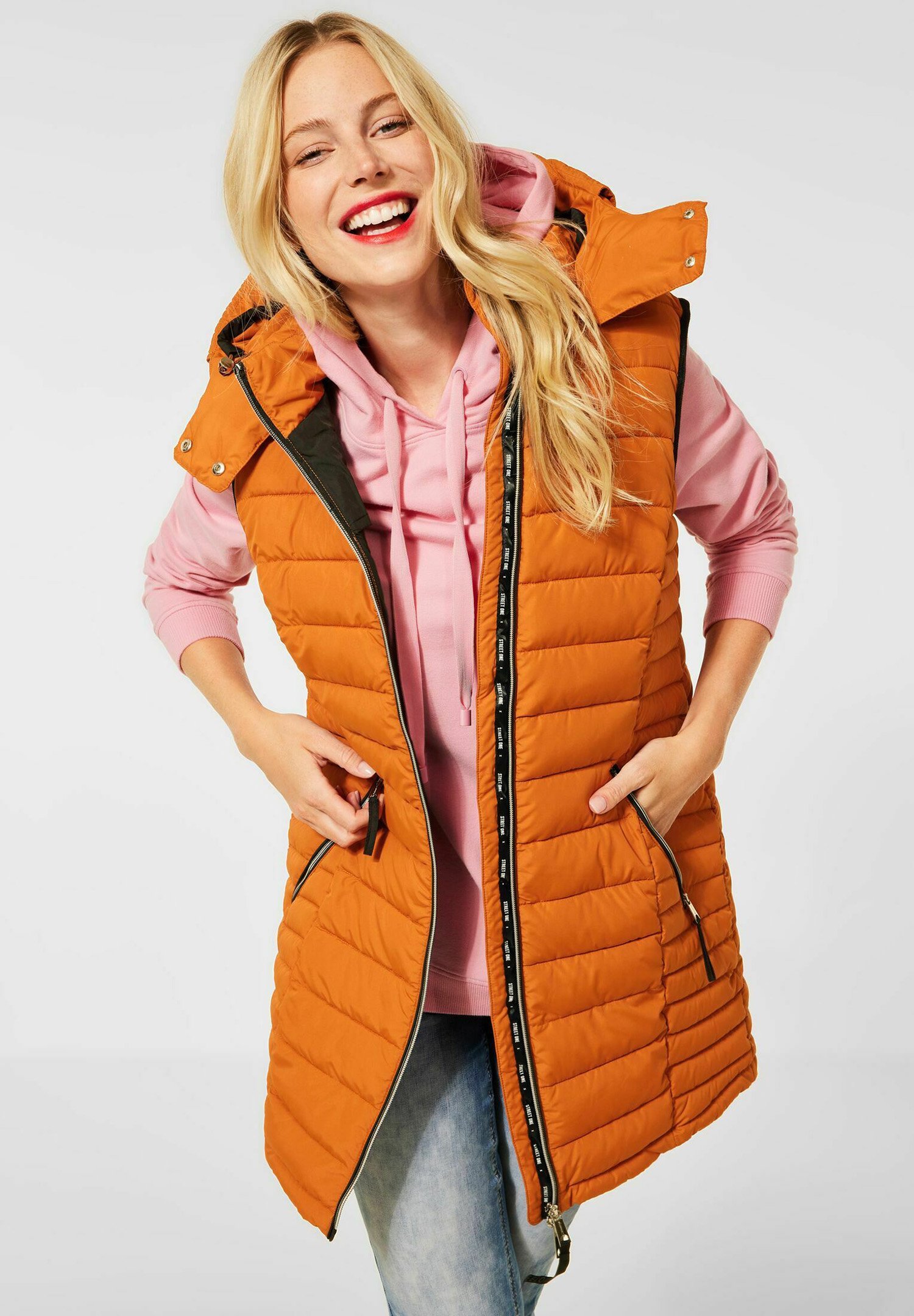 Street One LANGE - Bodywarmer - braun/camel - Zalando.nl