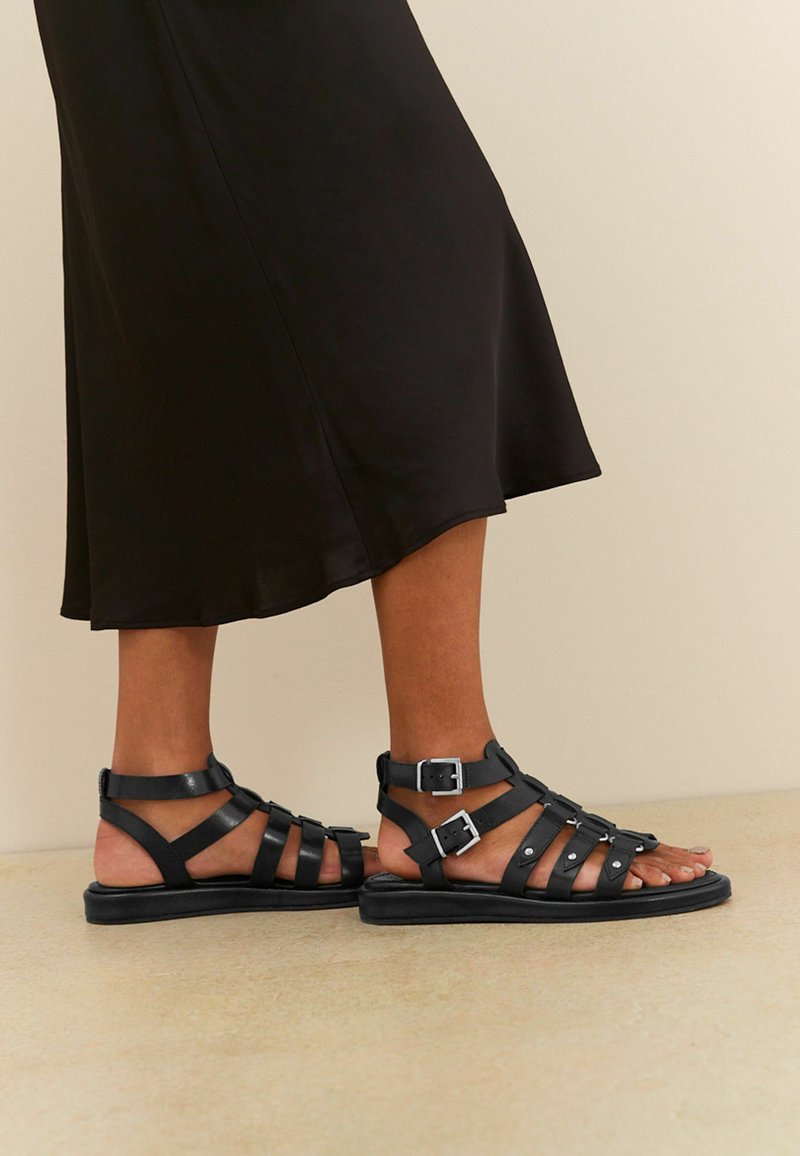 Next - FOREVER COMFORT GLADIATOR STANDARD - Riemensandalette - black, Vergrößern