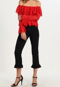 New Look Tygbyxor - black