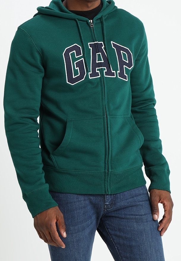 GAP Jersey con capucha - dark green