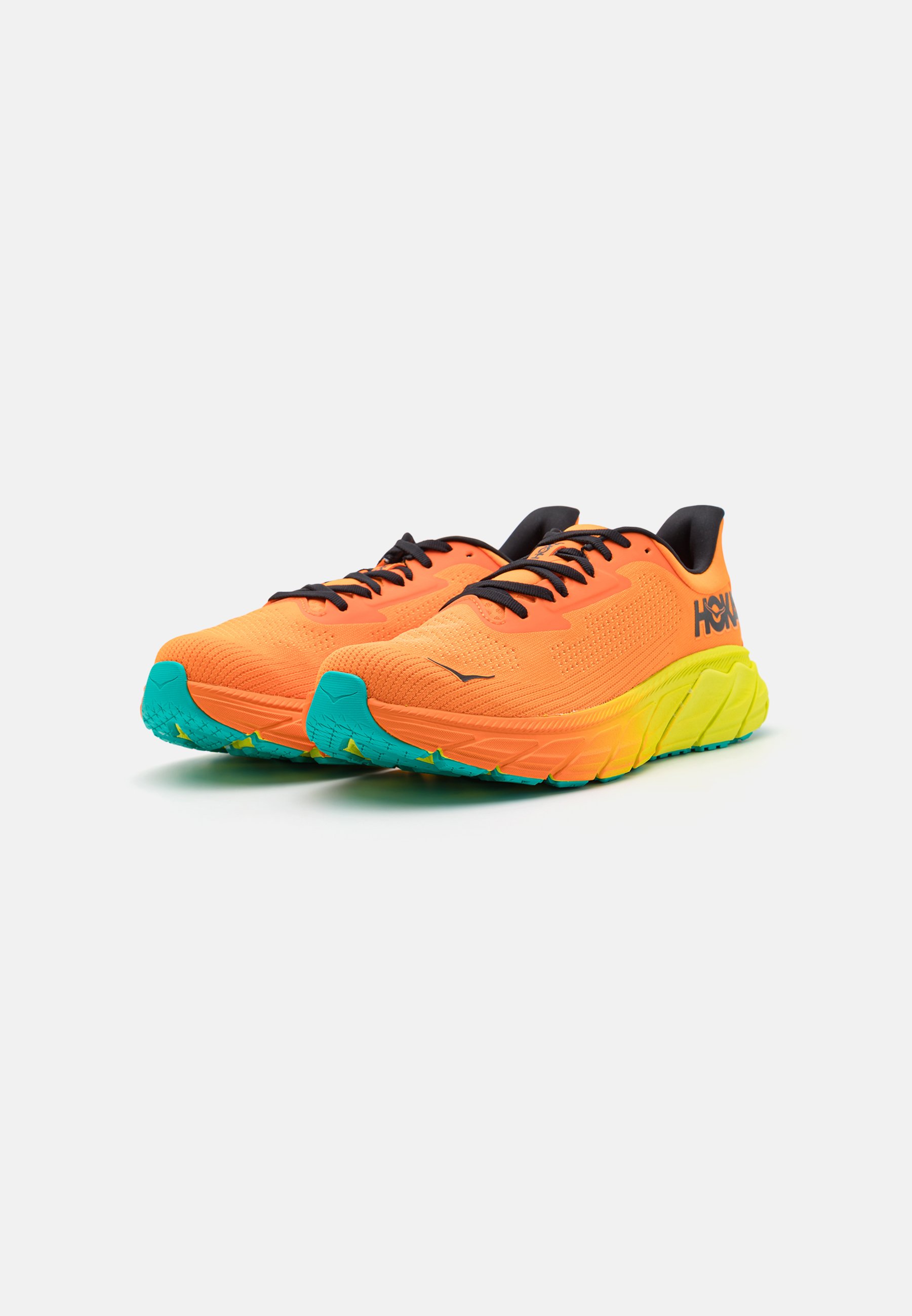HOKA ARAHI 7 - Road running shoes - electric tangerine/black