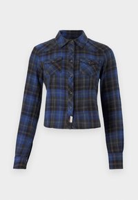CHECK MORGAN SHIRT - Gombos blúz - blue