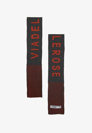 #VDR VILLADELLEROSE, LOGO STRIPED KNIT SCARF - Κασκόλ - grey