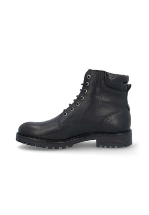 Botines con cordones - black
