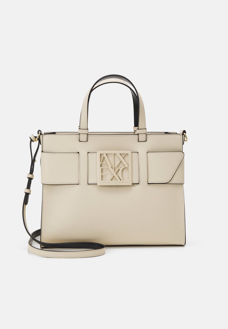 Armani Exchange - WOMANS BIG TOTE - Kézitáska - dusty groun, Nagyítás