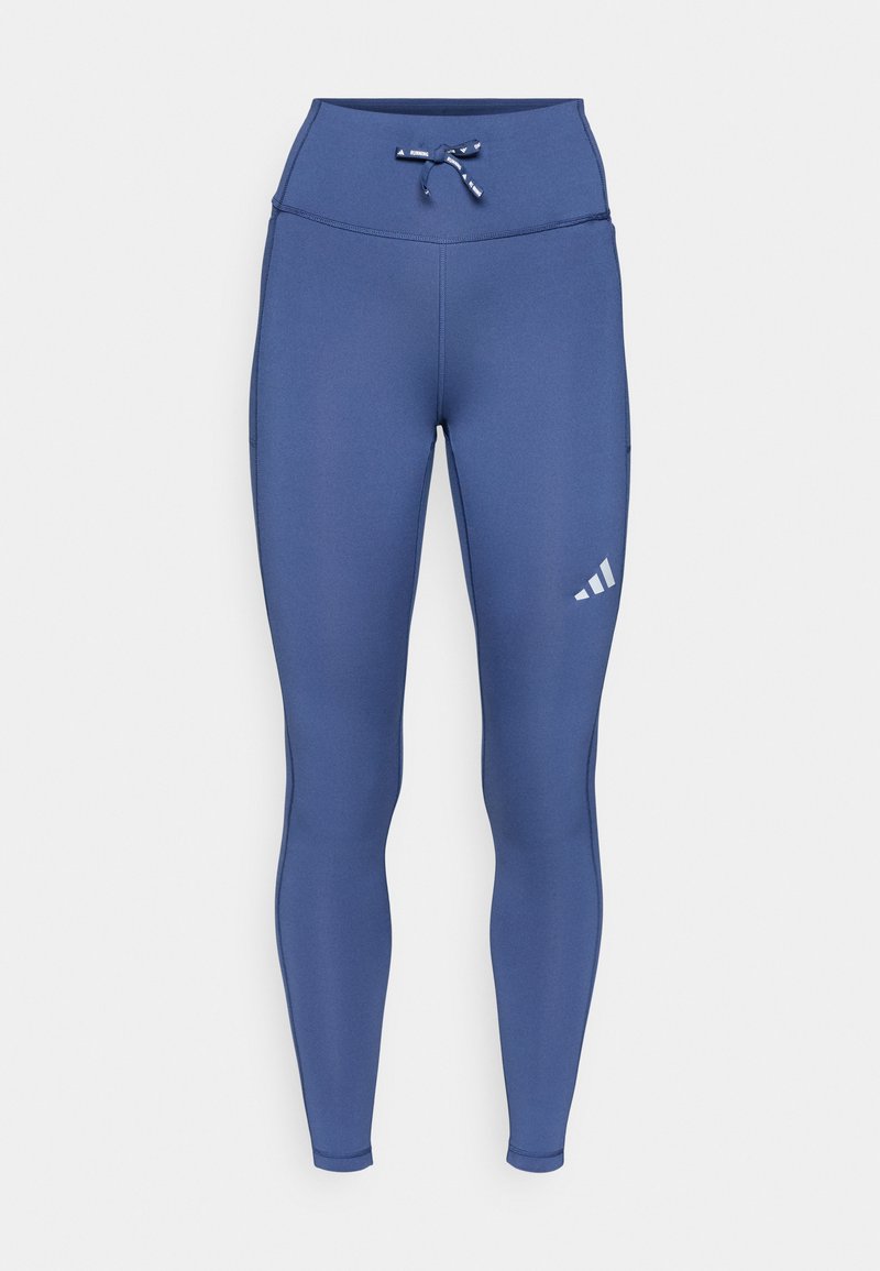 adidas Performance RUN ESS 1/1 L - Collants de running - tech indigo ...