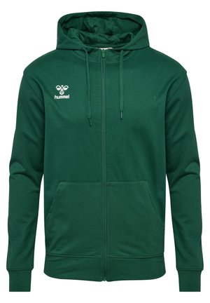 2.0 CHEVRON HOODIE - Sweatjakke - evergreen