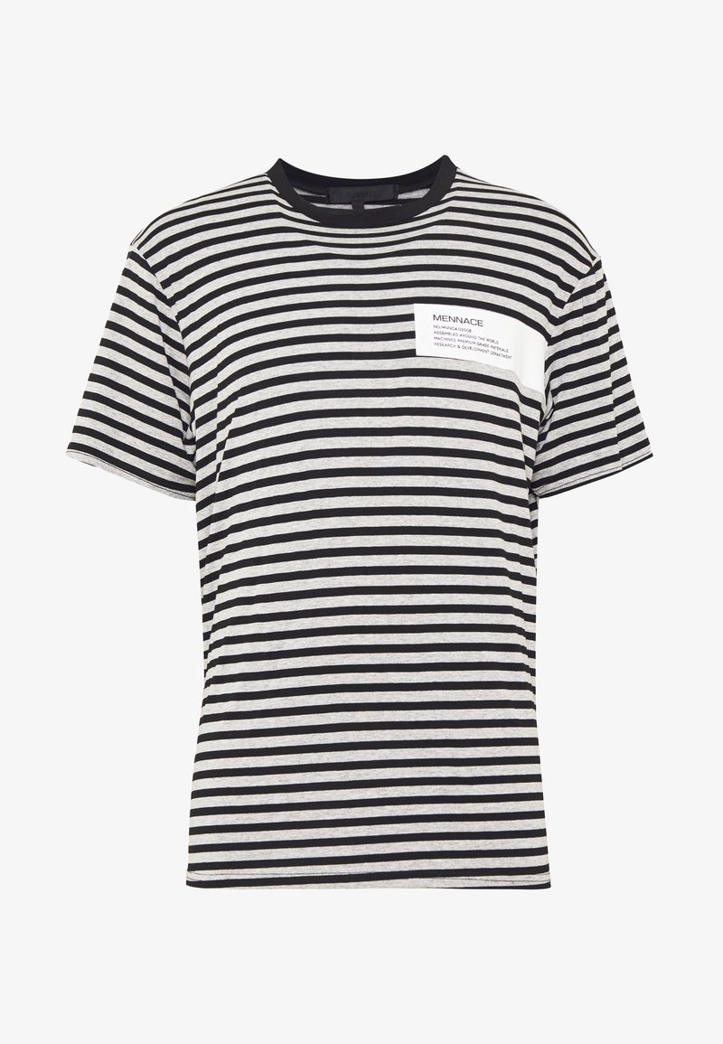 Mennace T-shirt med print - dark blue