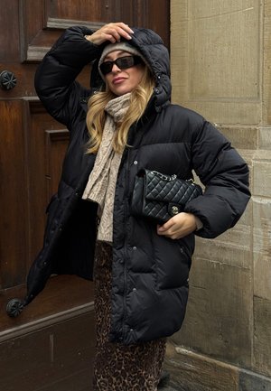 WESTERN BUBBLE MIDI - Dunjakke - anthracite night