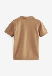 Next SHORT SLEEVE TROPHY NECK POLO - REGULAR FIT - Polo majica - tan brown