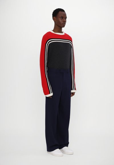 MSGM PANTALONE PANTS - Nadrágok - navy