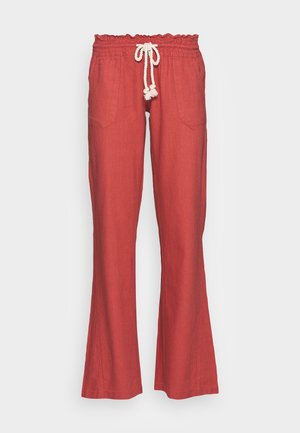 Roxy OCEANSIDE PANT - Pantalon classique - marsalla