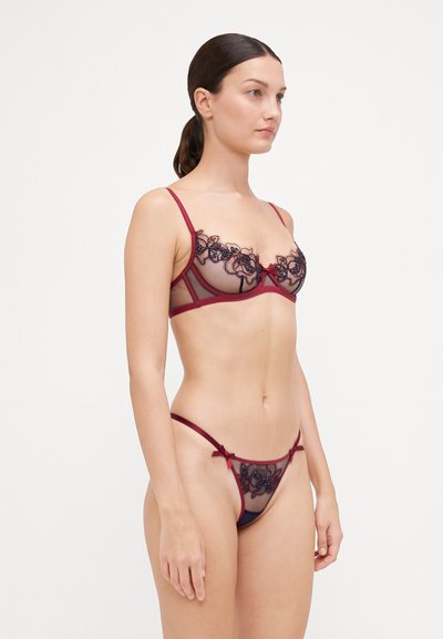 Agent Provocateur LINDIE BRA  - Modrček s kostjo - plum/navy