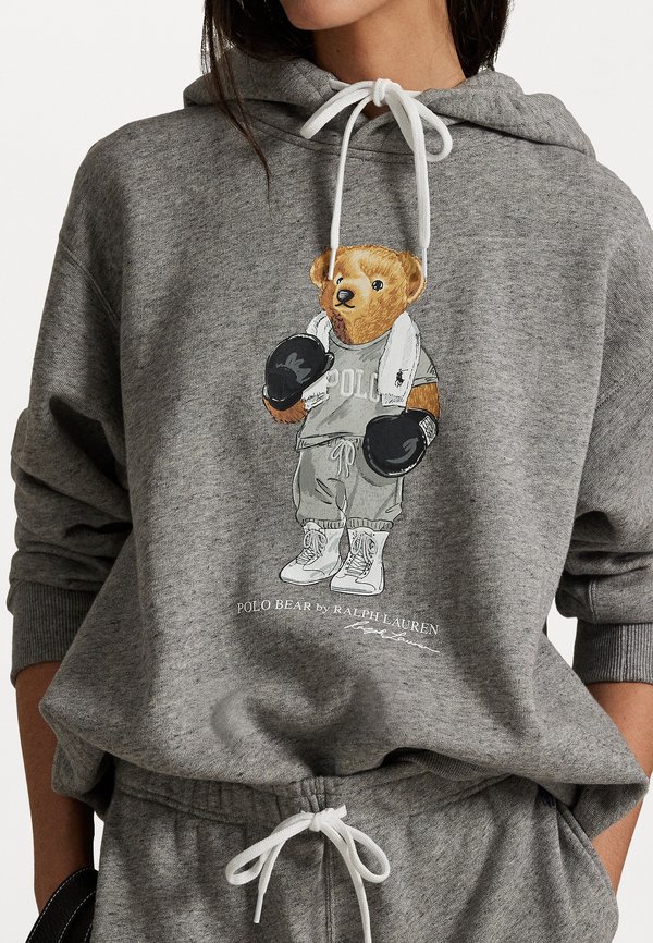 POLO BEAR FLEECE HOODIE - Sweatshirt - dark vintage heather3