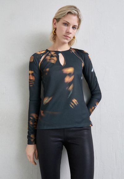 WOOD WOOD EMMA CUT OUT - Μπλούζα - black