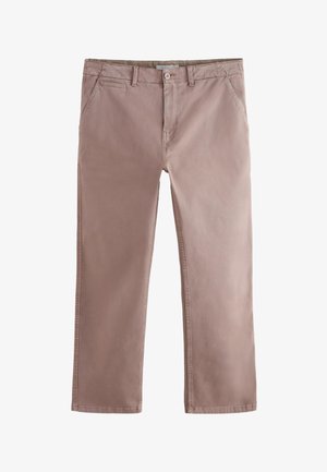 Next, REGULAR FIT - AUTHENTIC WASHED CHINO TROUSERS . - Trousers - pink