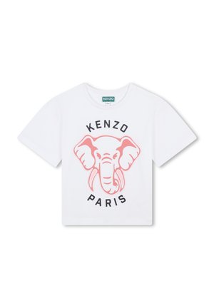 KENZO kids T-shirt imprimé - blanc