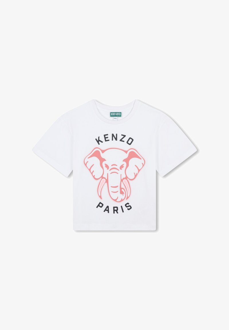 KENZO kids T-shirt imprimé - blanc