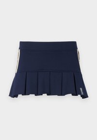 VARSITY PLEATED MINI SKIRT - Miniseelik - navy
