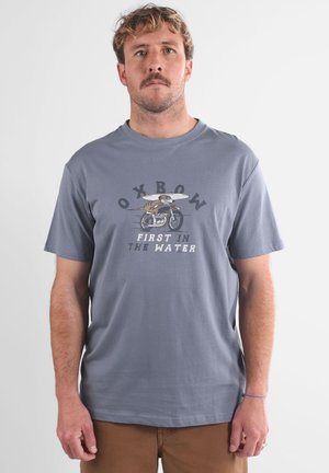 FAST - T-shirt imprimé - faded blue