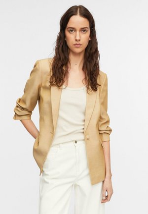 comma INDOOR-BLAZER - Kurzmantel - sandstein