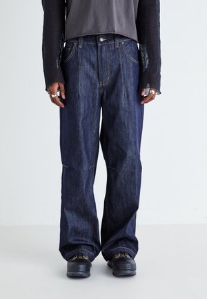 Löst sittande jeans - dark-blue denim