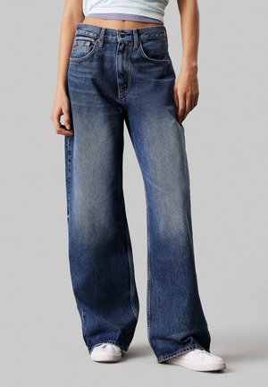 Flared Jeans - tinted horseshoe