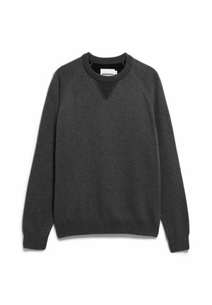 ARMEDANGELS, FINE KNIT - Maglione - mid silver melange-black